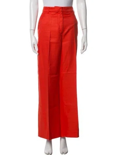 Pre-owned Sézane Wide Leg Pants In Orange