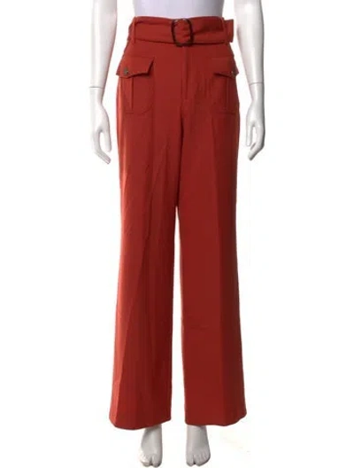 Pre-owned Sézane Wide Leg Pants In Orange