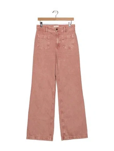 Pre-owned Sézane Wide Leg Pants In Pink