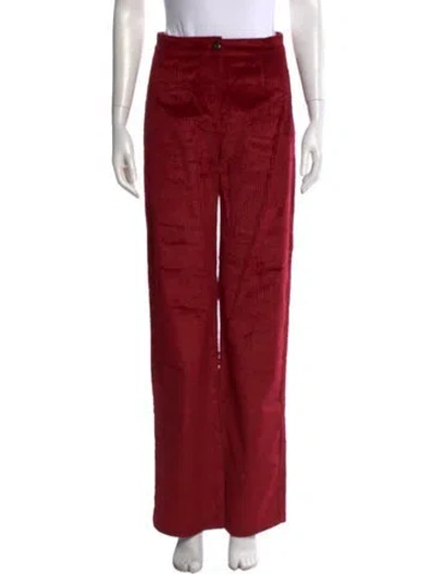 Pre-owned Sézane Wide Leg Pants In Red