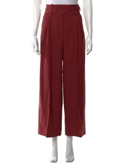 Pre-owned Sézane Wide Leg Pants In Red