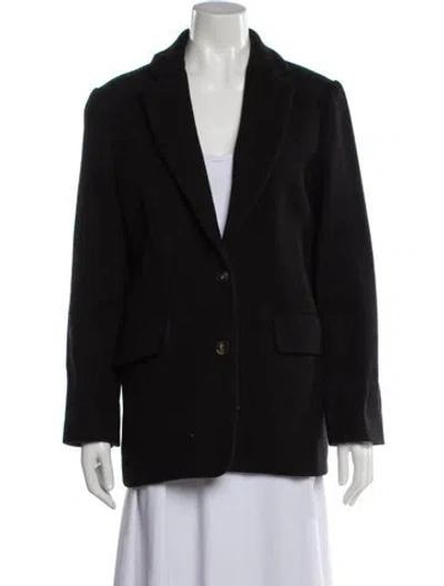 Pre-owned Sézane Wool Blazer In Black