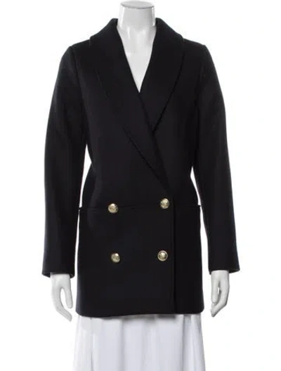 Pre-owned Sézane Wool Blazer In Black