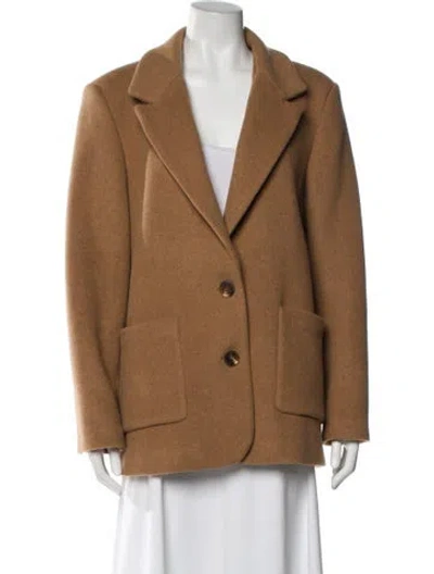 Pre-owned Sézane Wool Blazer In Brown