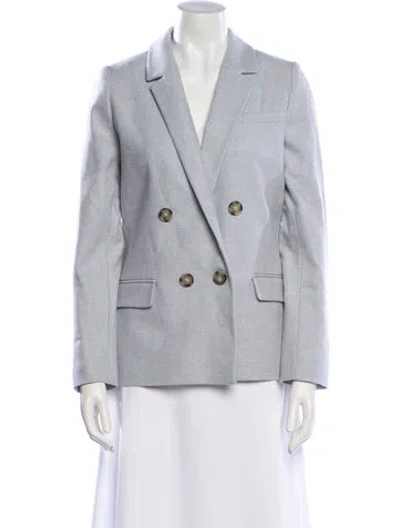 Pre-owned Sézane Wool Blazer In Gray