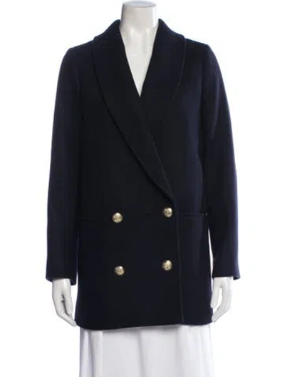 Pre-owned Sézane Wool Blazer W/ Tags In Blue