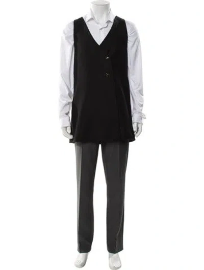 Pre-owned Sézane Wool Coat In Black