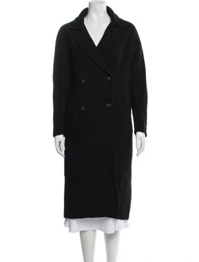 Pre-owned Sézane Wool Coat In Black