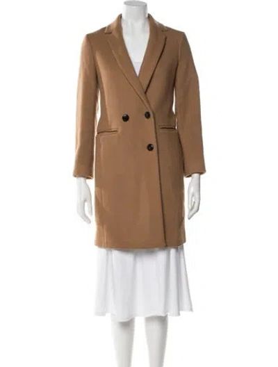 Pre-owned Sézane Wool Coat In Brown