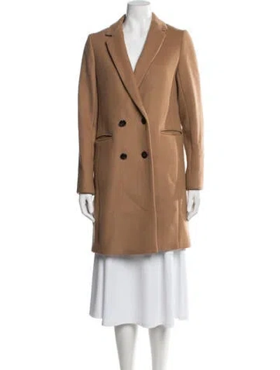 Pre-owned Sézane Wool Coat In Brown