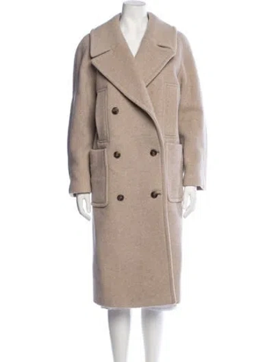 Pre-owned Sézane Wool Coat In Neutrals