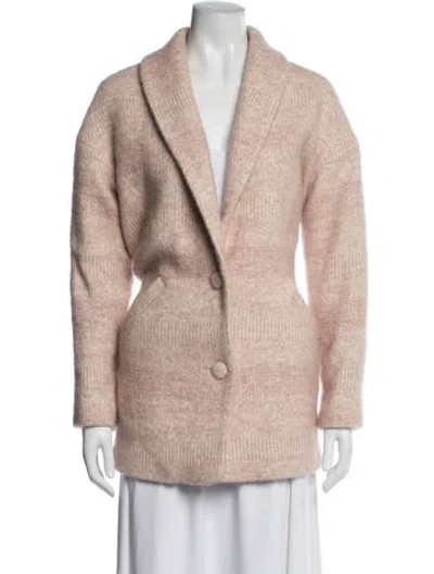 Pre-owned Sézane Wool Coat In Pink