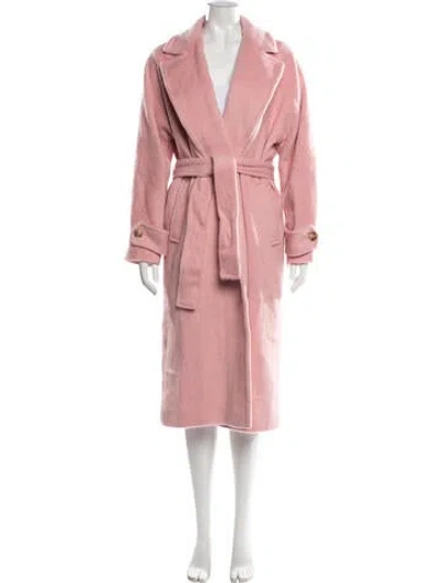 Pre-owned Sézane Wool Coat W/ Tags In Pink