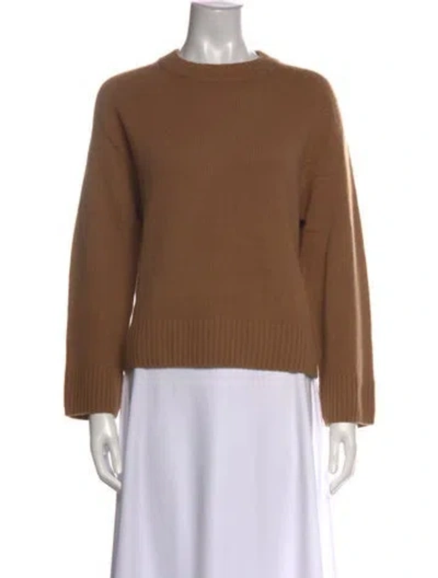 Pre-owned Sézane Wool Crew Neck Sweater In Brown