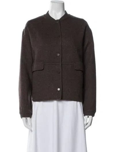 Pre-owned Sézane Wool Jacket In Brown