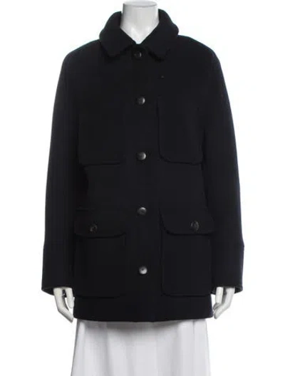 Pre-owned Sézane Wool Jacket W/ Tags In Blue