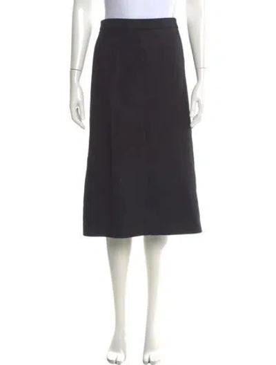 Pre-owned Sézane Wool Knee-length Skirt W/ Tags In Gray
