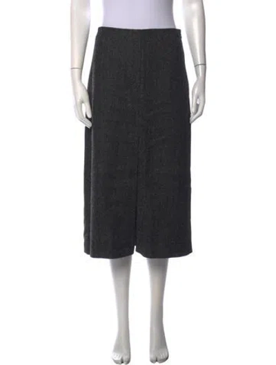 Pre-owned Sézane Wool Midi Length Skirt W/ Tags In Black
