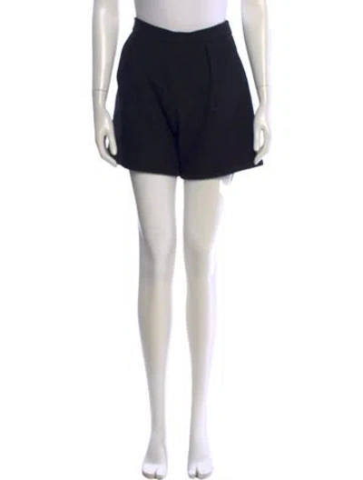 Pre-owned Sézane Wool Mini Shorts In Black