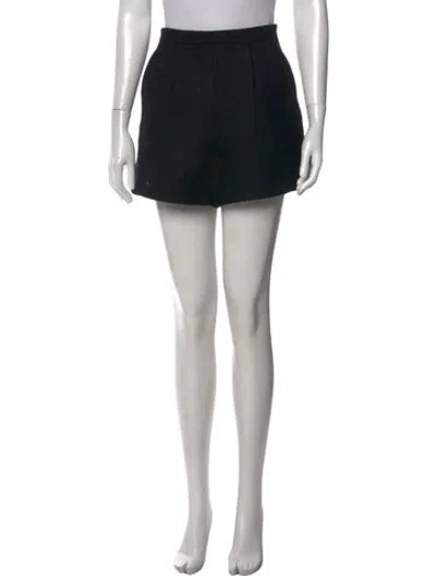 Pre-owned Sézane Wool Mini Shorts In Black