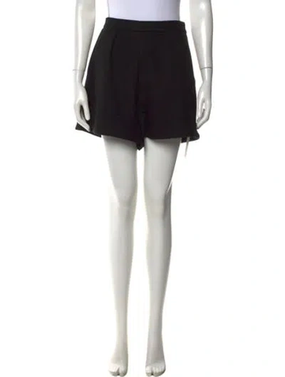 Pre-owned Sézane Wool Mini Shorts In Black