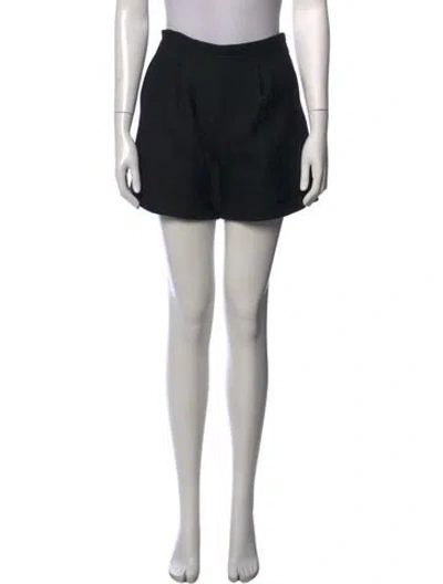 Pre-owned Sézane Wool Mini Shorts In Black
