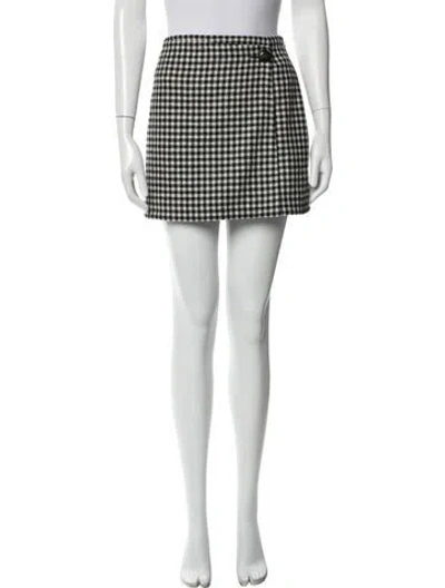 Pre-owned Sézane Wool Mini Skirt In Blue