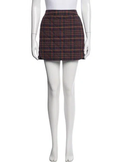Pre-owned Sézane Wool Mini Skirt In Blue