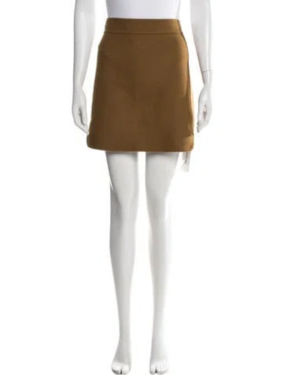 Pre-owned Sézane Wool Mini Skirt In Blue