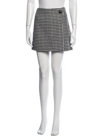 Pre-owned Sézane Wool Mini Skirt In Blue