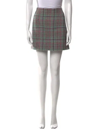 Pre-owned Sézane Wool Mini Skirt In Brown