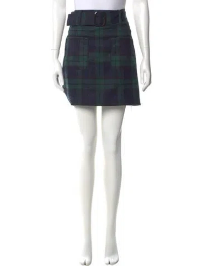 Pre-owned Sézane Wool Mini Skirt In Multi