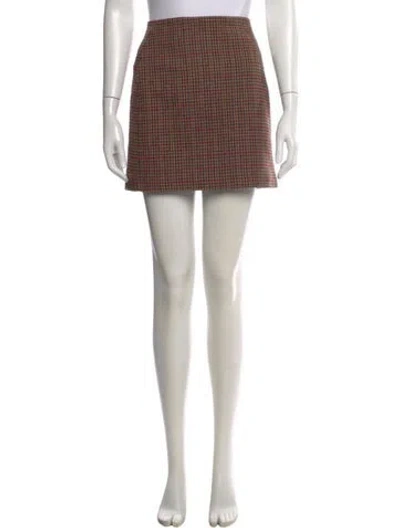 Pre-owned Sézane Wool Mini Skirt In Neutral