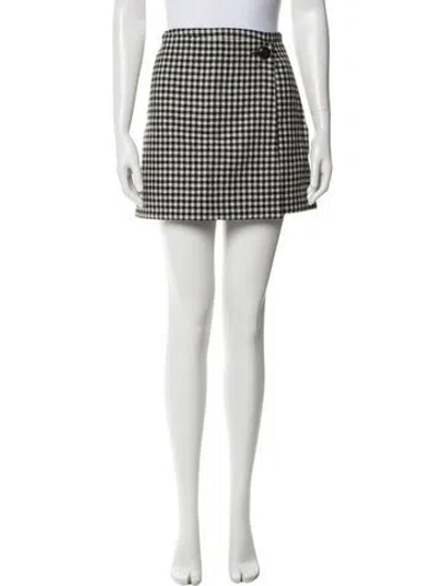 Pre-owned Sézane Wool Mini Skirt W/ Tags In Neutral