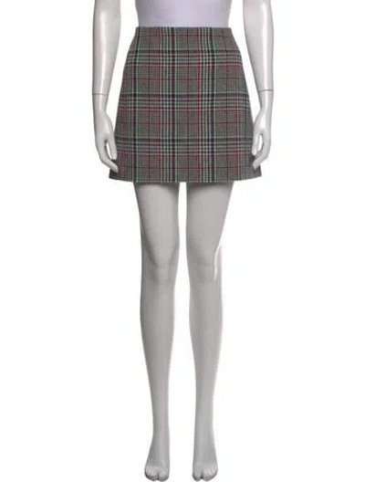 Pre-owned Sézane Wool Mini Skirt W/ Tags In Neutrals
