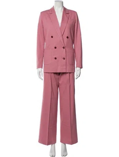 Pre-owned Sézane Wool Pantsuit In Purple