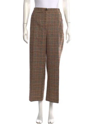 Pre-owned Sézane Wool Straight Leg Pants In Neutrals