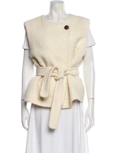 Pre-owned Sézane Wool Vest In Neutral