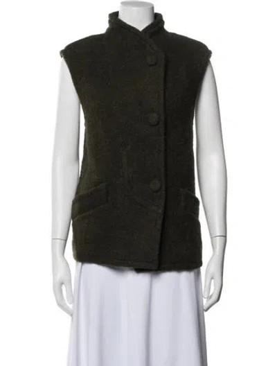 Pre-owned Sézane Wool Vest W/ Tags In Brown