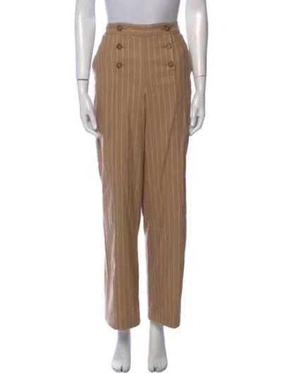 Pre-owned Sézane Wool Wide Leg Pants In Neutral