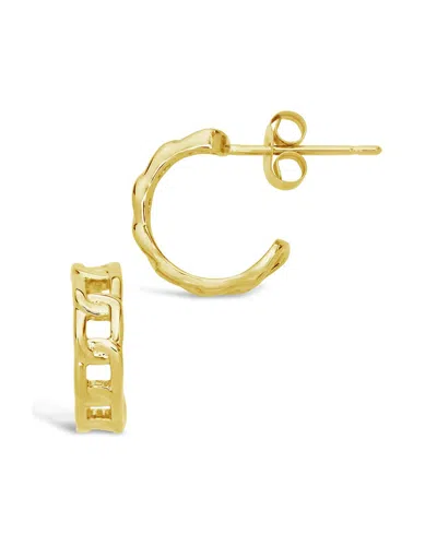 Sf Fine 14k Chain Hoops