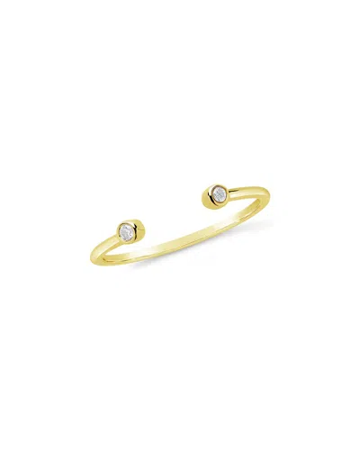 SF FINE SF FINE 14K DIAMOND OPEN BAND RING