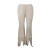 Sāfaråh Women's Neutrals Shirred Pants In Beige
