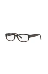 Sferoflex 51mm Rectangle Optical Glasses In Black