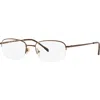 Sferoflex 52mm Oval Optical Glasses In Black