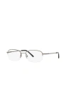 Sferoflex 52mm Rectangle Optical Glasses In Brown