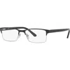 Sferoflex 53mm Rectangle Optical Glasses In Black