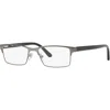 Sferoflex 53mm Rectangle Optical Glasses In Gray