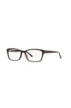 Sferoflex 53mm Square Optical Glasses In Brown