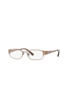 Sferoflex 54mm Rectangle Optical Glasses In Gold